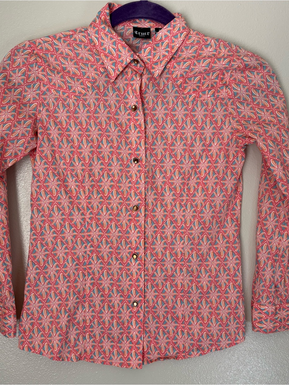 Cruel Girls size 8 Button-Up Shirt
